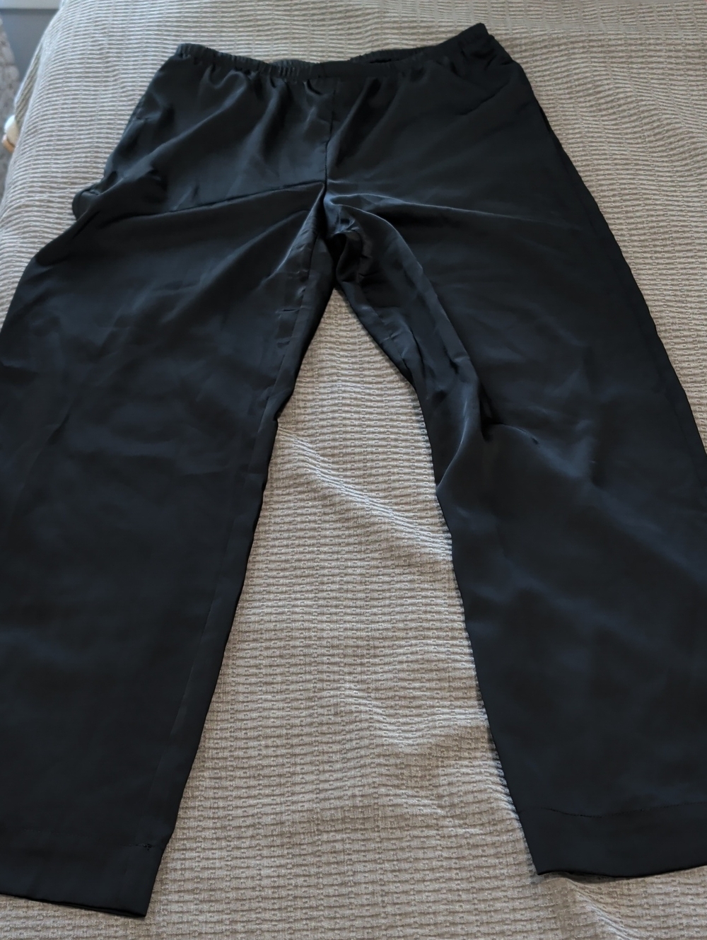 a new day Black Elastic-Waist Casual Pants